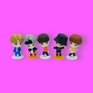 McDonald's TinyTAN BTS Encore Happy Meal Toy Figures Set Of 5